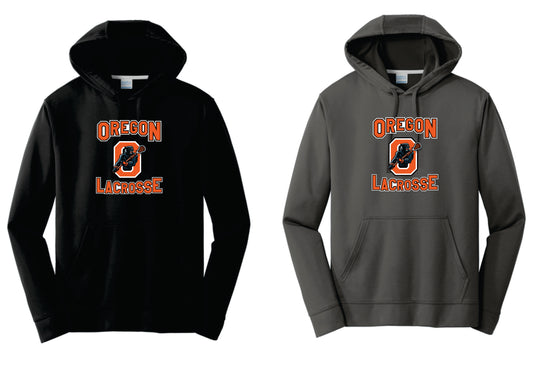 OLAX Performance Hoodie. Black, Charcoal. Adult and Youth Sizes  V4