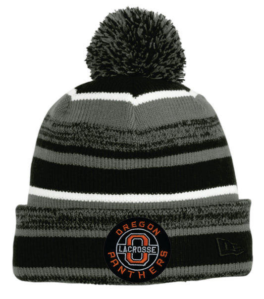 Oregon Lacrosse Premium Pom Beanie V2