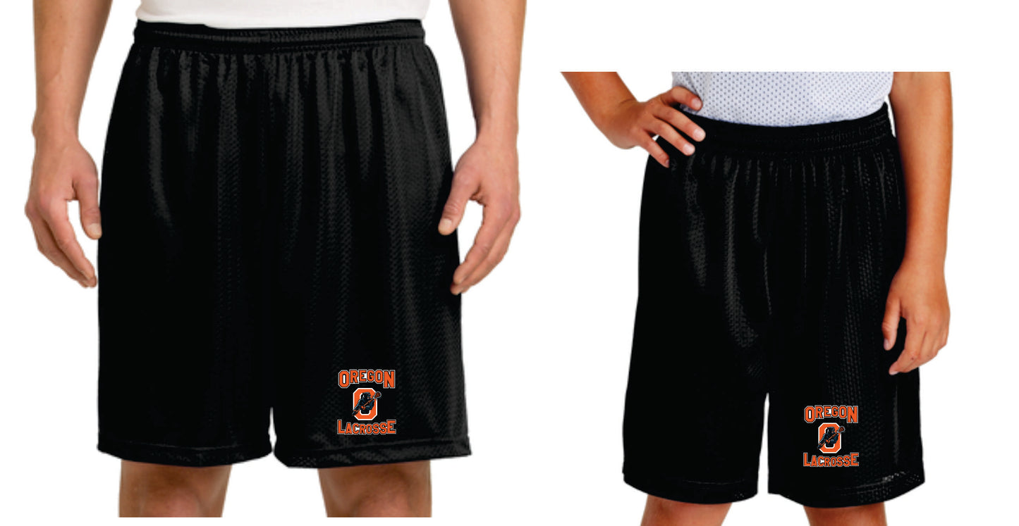 Oregon Lacrosse Athletic Shorts Unisex/ Youth V4