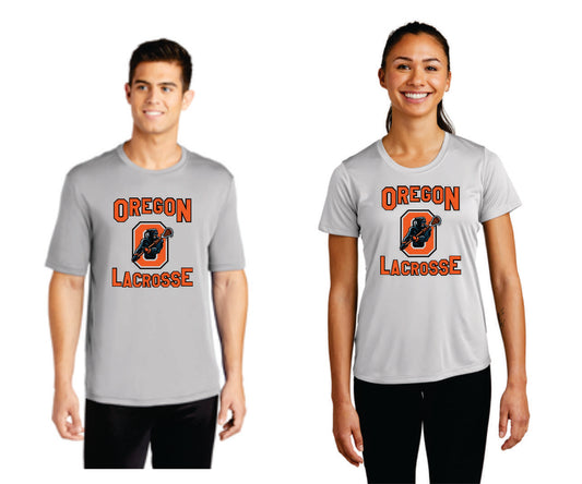 Oregon Lacrosse  Sublimated T-shirt,Men, Women, Youth V4