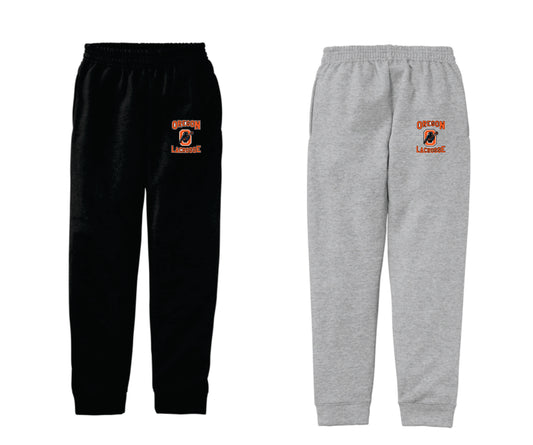 Oregon Lacrosse Core Fleece Jogger Adult, Youth V4