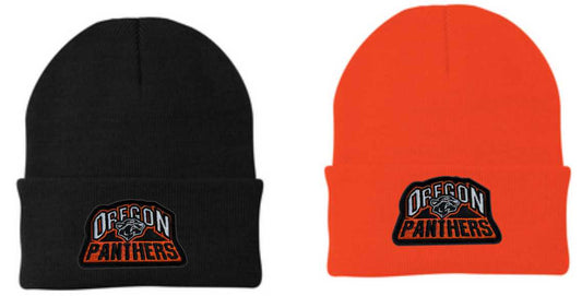 Oregon Panthers Beanie with Embroidered Patch v1