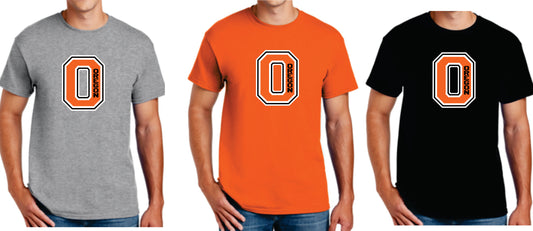 Oregon Panthers Digital Print Tee Orange, Black or Gray v2,Youth/ Adult