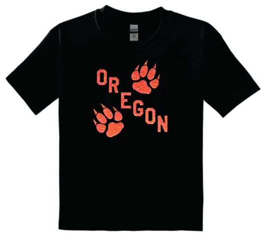 Glitter! Oregon Panther Digital Print Glitter Flake Tee Unisex, Youth, Women V4