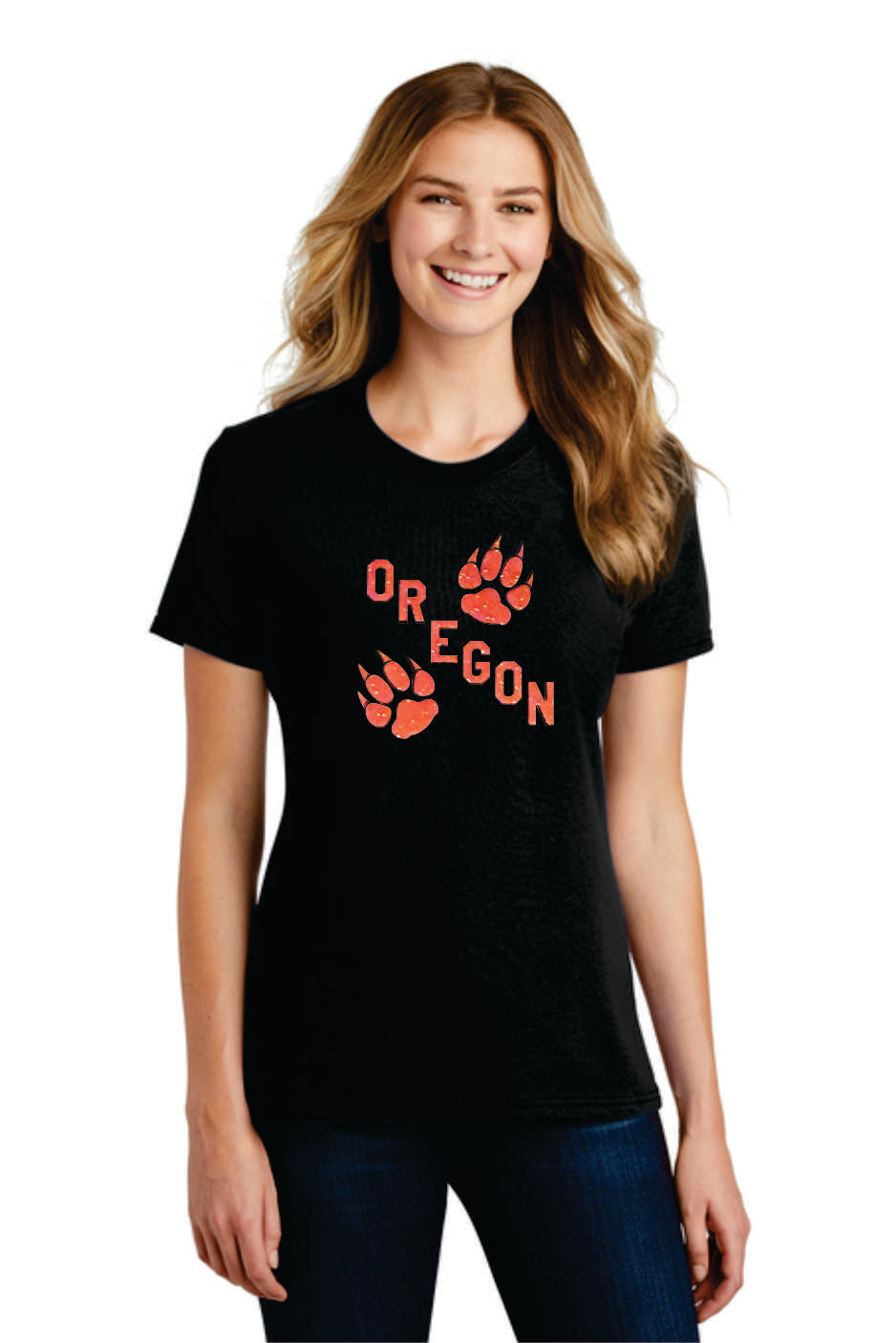 Glitter! Oregon Panther Digital Print Glitter Flake Tee Unisex, Youth, Women V4