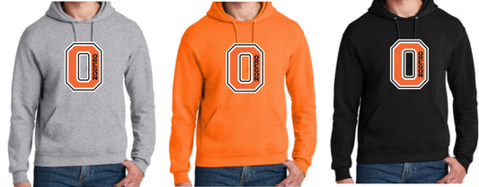 Oregon Panthers Digital Print Hoodie Orange, Black or Gray v2, Youth, Adult