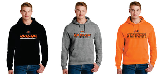 Oregon Softball Digital Print Pullover Hoodie Orange, Black or Gray, Uninisex/ Youth V1