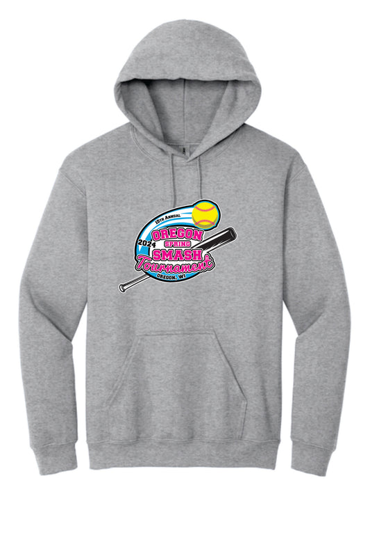 Oregon Softball Summer Smash Tournament Hoodie Unisex/ Youth Available for Pre order only! Gray