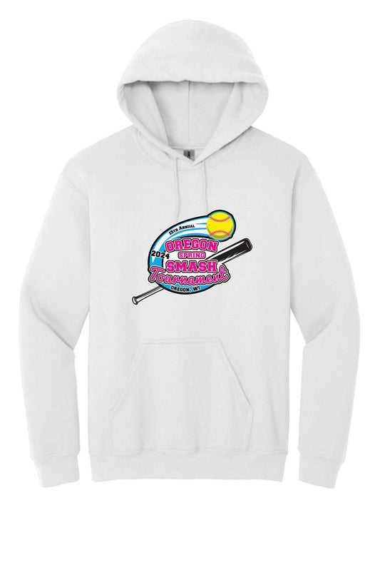 Oregon Softball Summer Smash Tournament Hoodie Unisex/ Youth Available for Pre order only! White