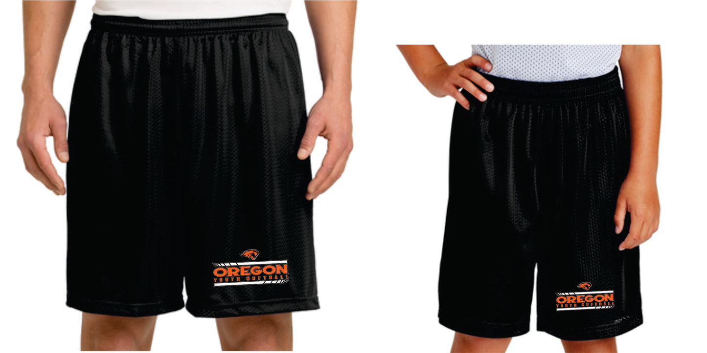 Oregon Softball Athletic Shorts Unisex/ Youth V1