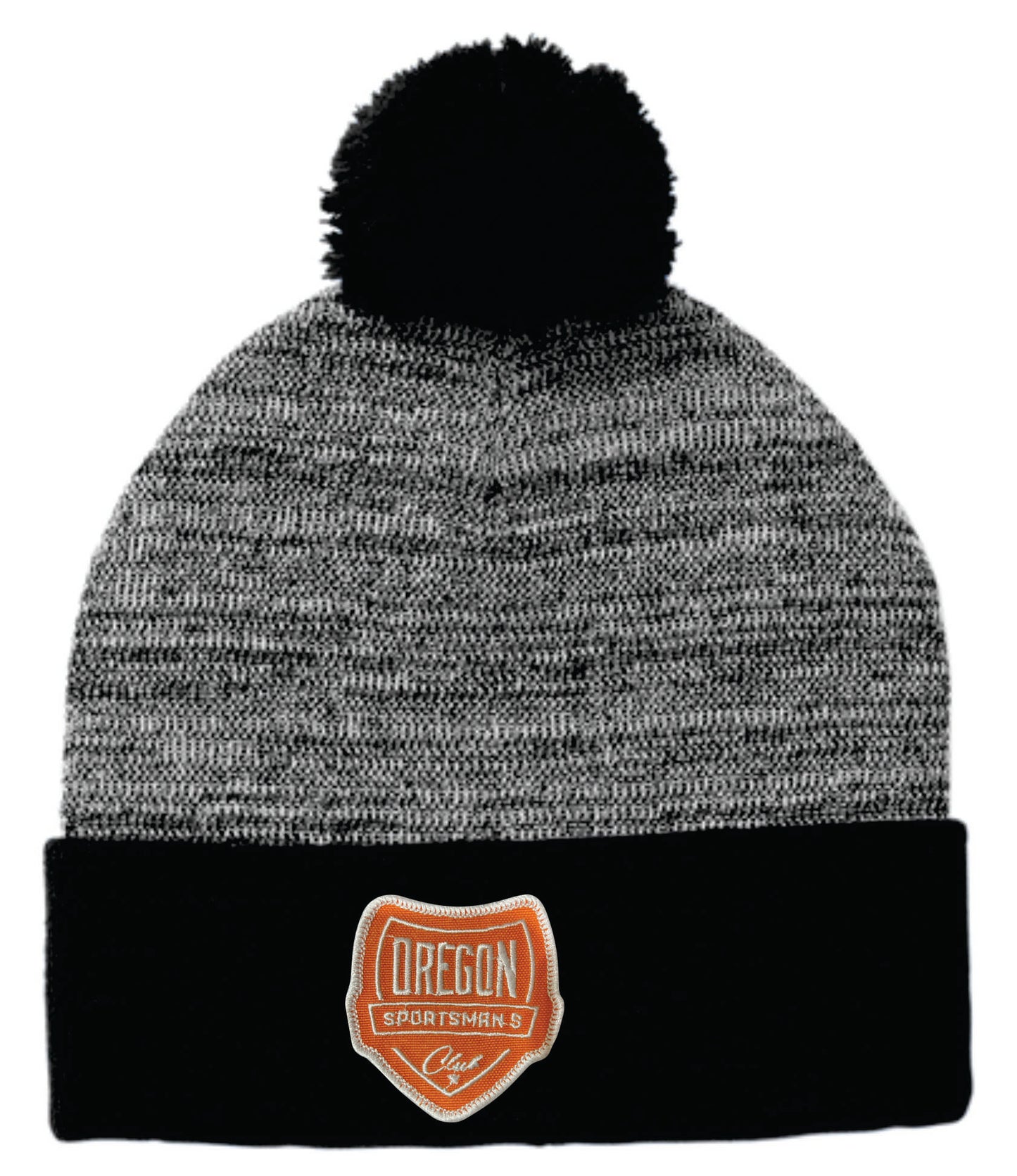 OSC Pom Beanie With Embroidered patch