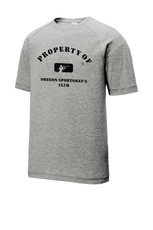 OSC  Property of Oregon Sportsman's Club Sublimated Tri Blend Tee