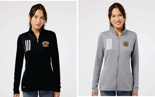 Oregon Youth Hockey Adidas - 3-Stripes Double Knit Full Zip Pullover V1 Women