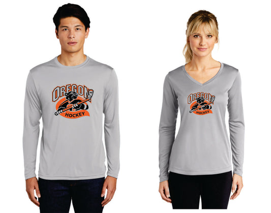 Oregon Panthers Hockey Sublimated Long Sleeve T-shirt v1, Men, Women, Youth