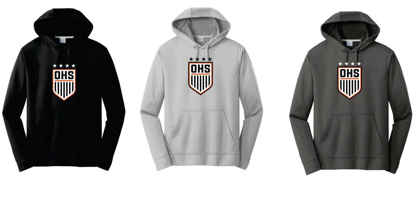 OHS  Girls Soccer Performance Hoodie. Unisex and Youth Sizes