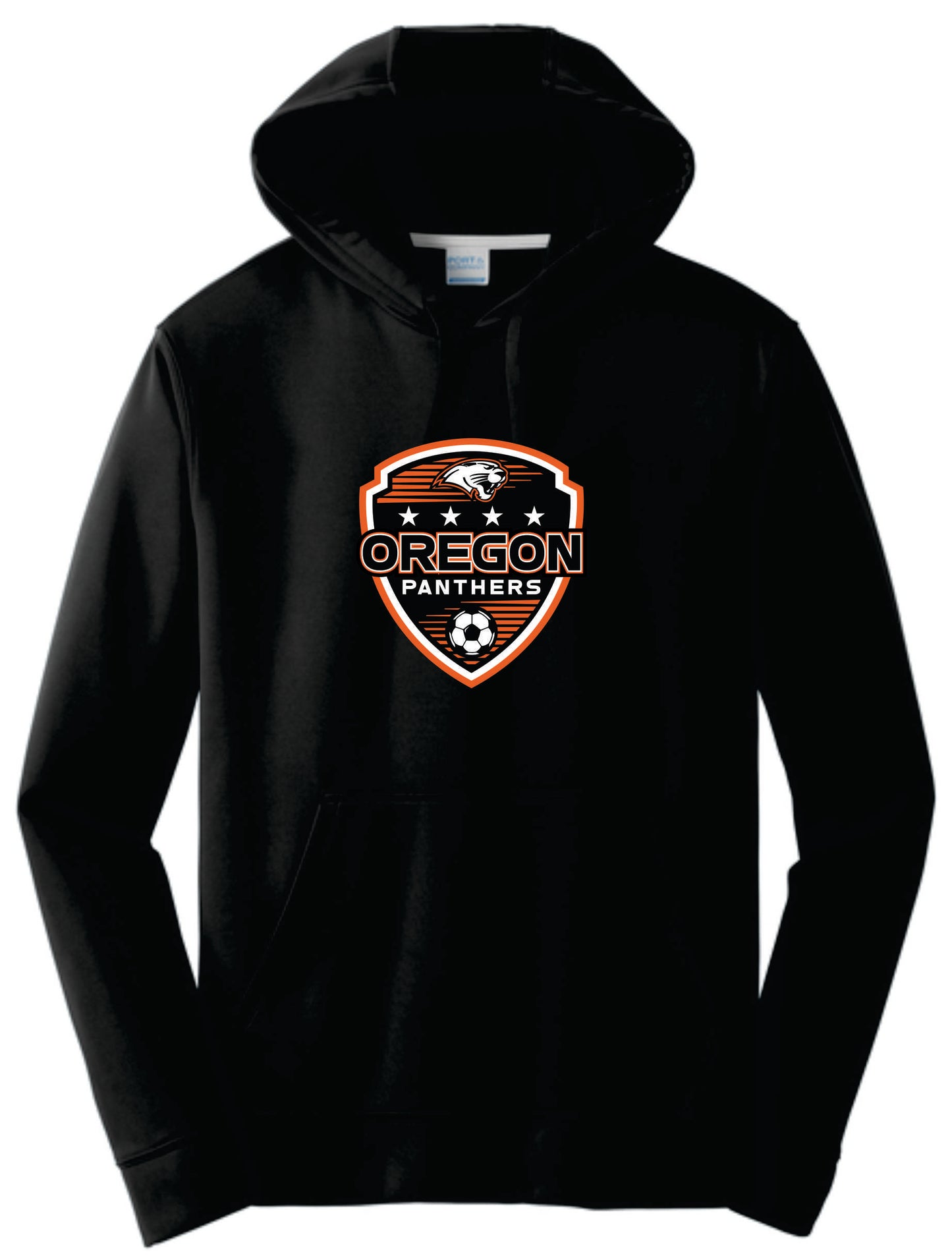 OHS  Girls Soccer Performance Hoodie. Black, Charcoal, Silver. Unisex and Youth Sizes