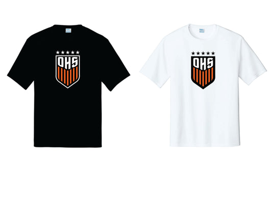 OHS BS Performance Tee with Digital Print. Black,, White. Women's Sizes V1