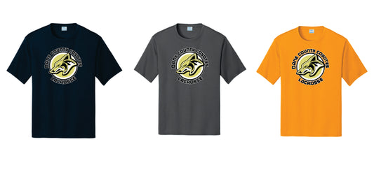 Coyotes Performance Tee. Unisex Women  and Youth Sizes
