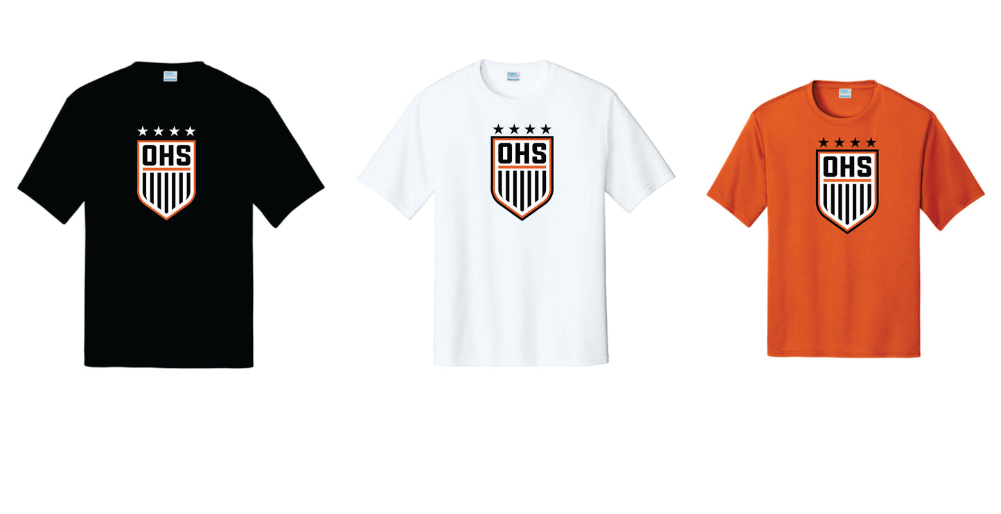 OHS Girls Soccer Peformance Tee. Unisex, Women and Youth Sizes