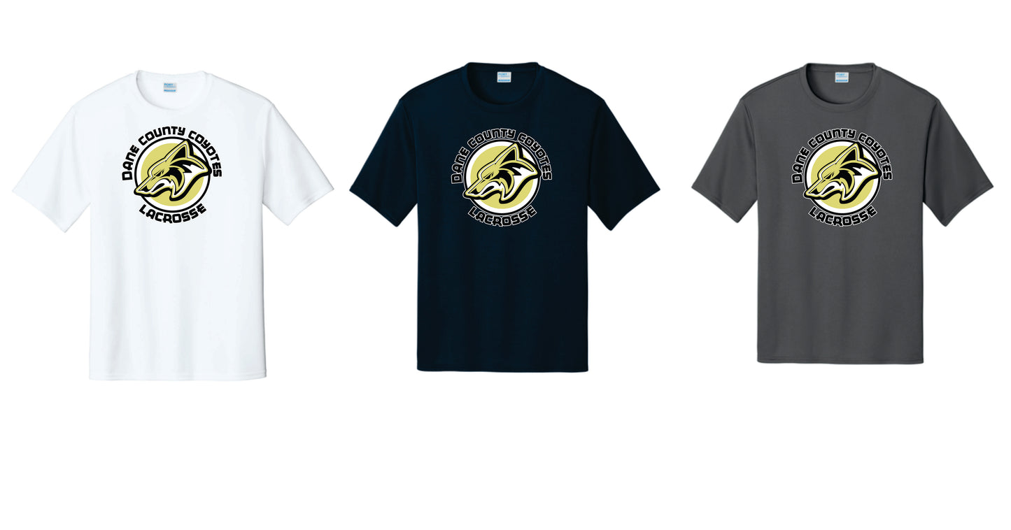 Coyotes Performance Tee. Unisex Women  and Youth Sizes
