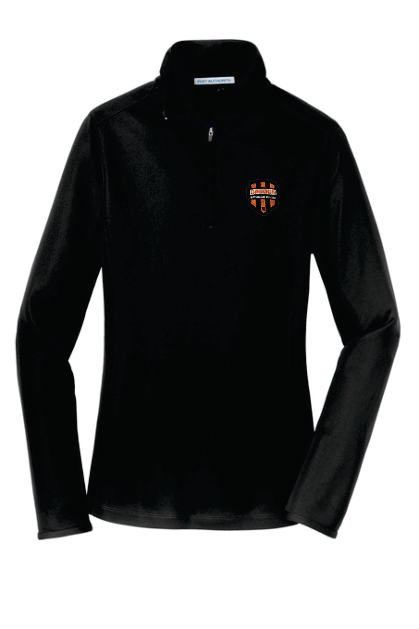 Oregon SC 1/4 Zip Pin Point Mesh Poly Fleece  Pullover Women