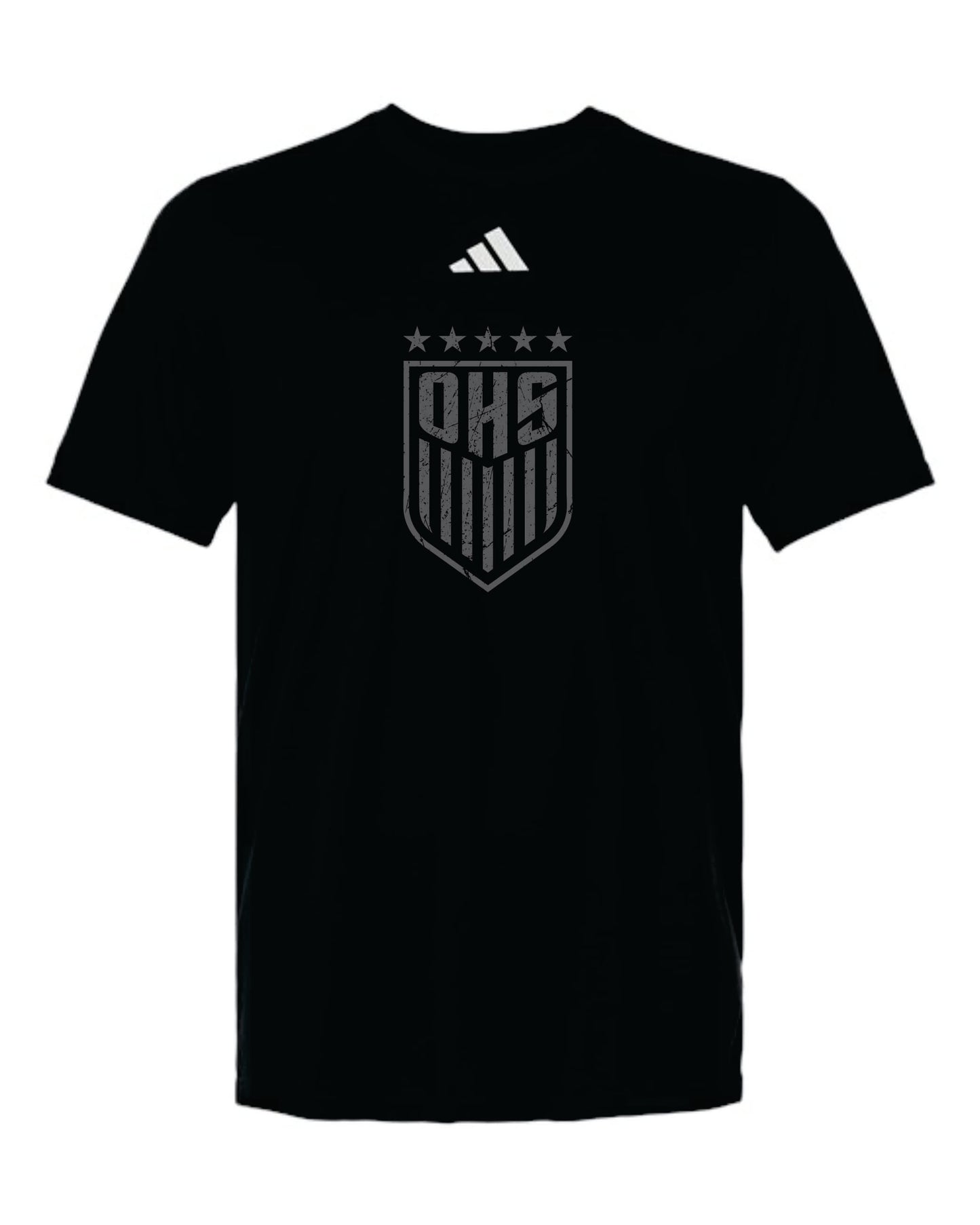 OHS BS Adidas - Pregame T-Shirt Men, Women.  Distressed Logo