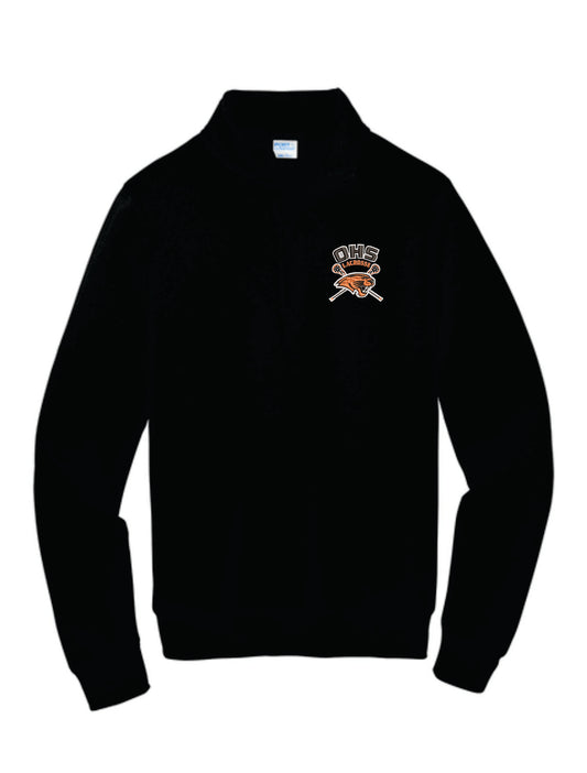 OHS Boys Lacrosse  Embroidered 1/4 Zip Sweatshirt Pullover Men OHS1
