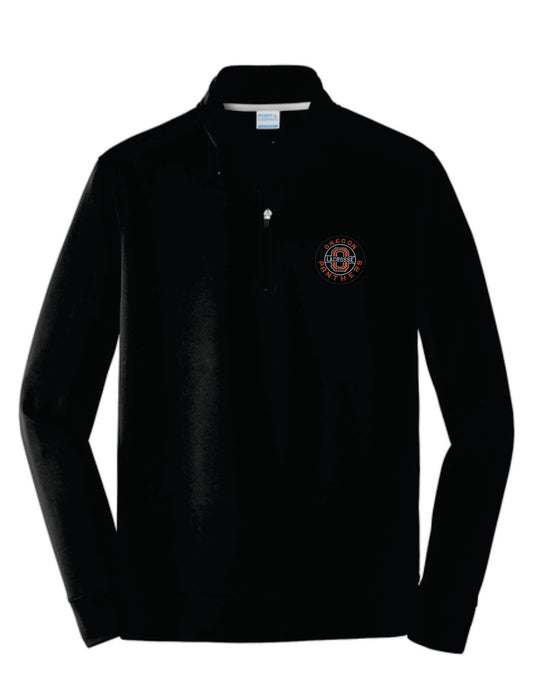 OHS Boys Lacrosse Embroidered 1/4 Zip Poly Fleece  Pullover v2  Men