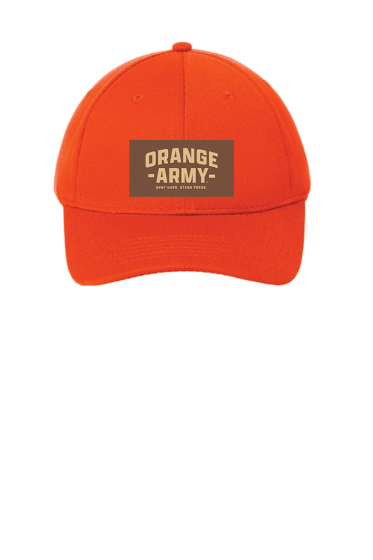 Max Creek Outdoors Orange Armuy Racer Mesh Ball Cap