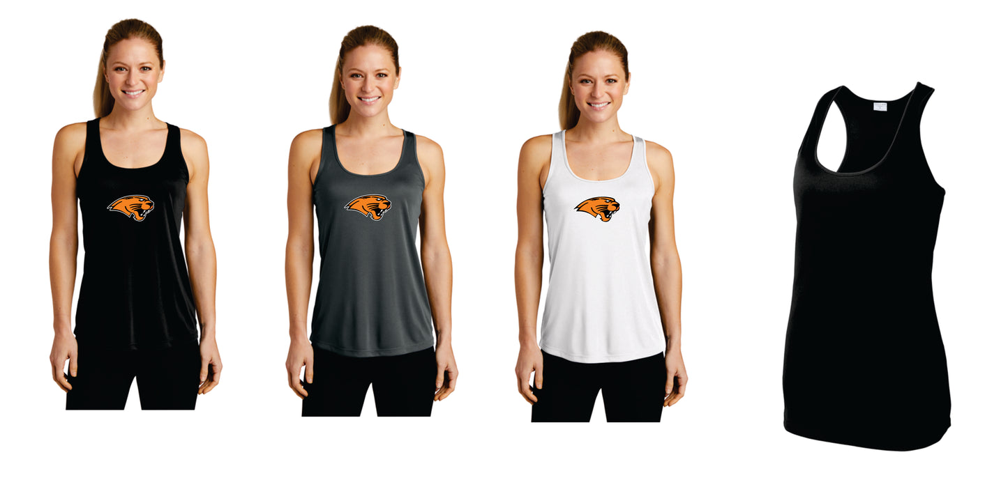 Oregon Panthers Performance  Racerback Tank for Women P1