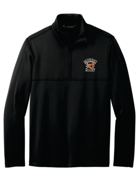 Lacrosse Coaches Port Authority Smooth Fleece Quarter Zip Unisex Sizes Coaches CV1