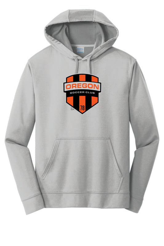 Oregon SC Performance Hoodie. Full Front Sublimated Design. Adult and Youth Sizes (Copy)