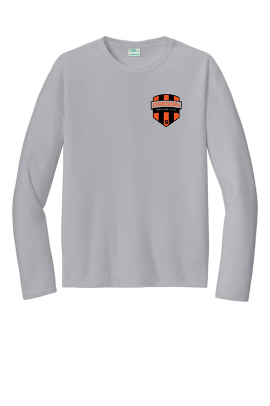 Oregon SC Performance Long Sleeve T-shirt Left Chest Sublimated Design Print Unisex/ Adult
