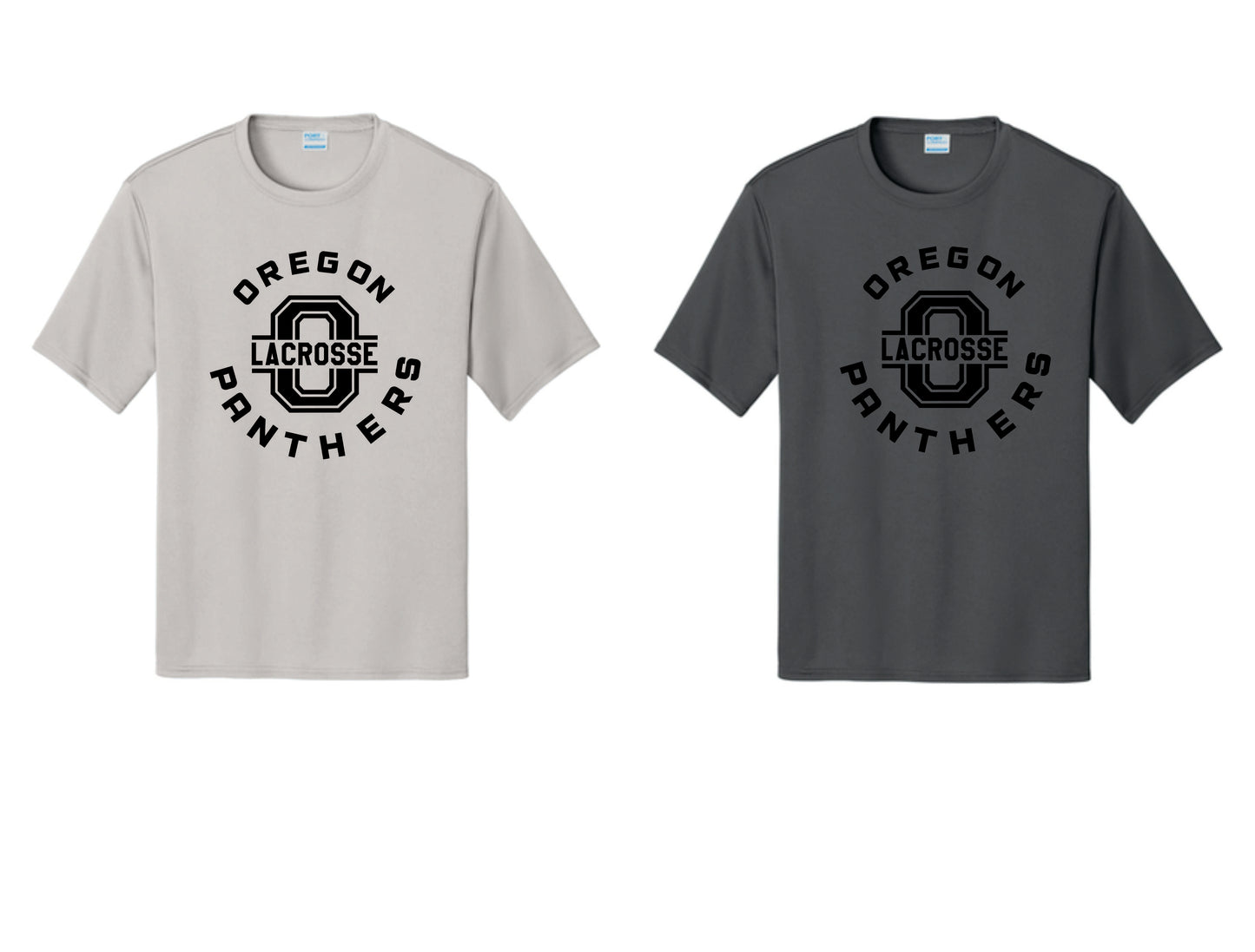 OHS Boys Lacrosse  Sublimated Performance Tee. Silver, Charcoal Unisex Women  and Youth Sizes V3