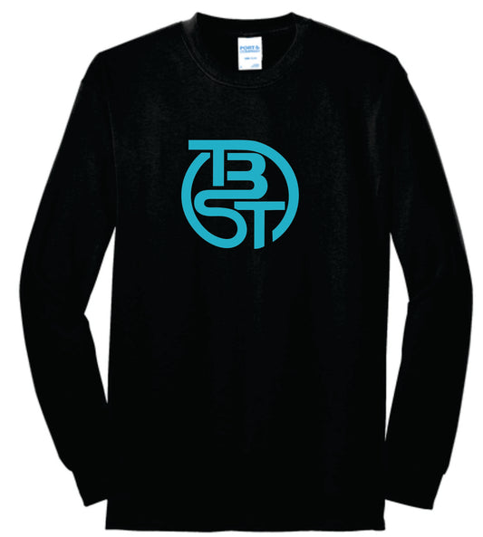 TBST Cotton Blend Long Sleeve Tee. Black, Gray, White. Adult and Youth Sizes V1