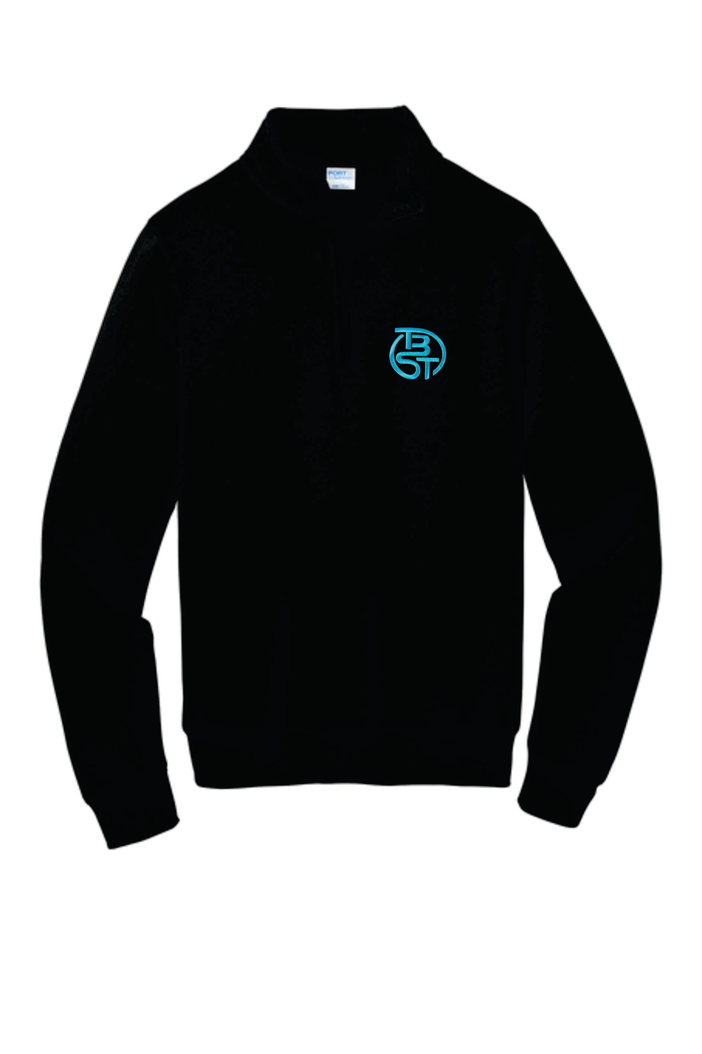 TBST Embroidered 1/4 Zip Sweatshirt Pullover Men