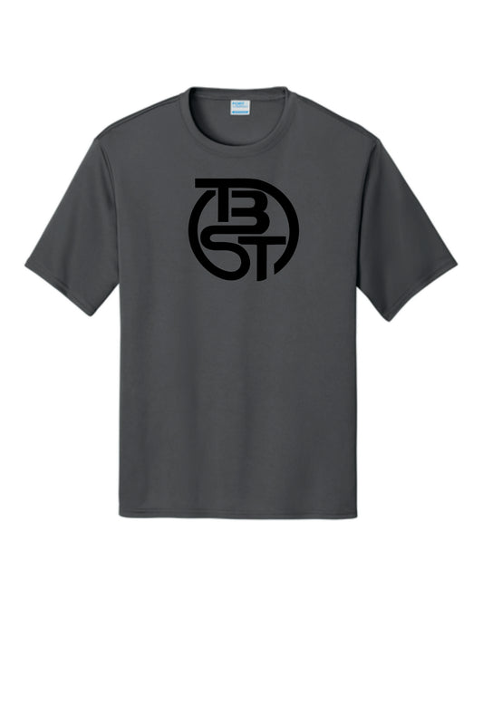 TBST Performance Tee with sublimated design. Silver or Charcoal.  Adult and Youth Sizes  V1