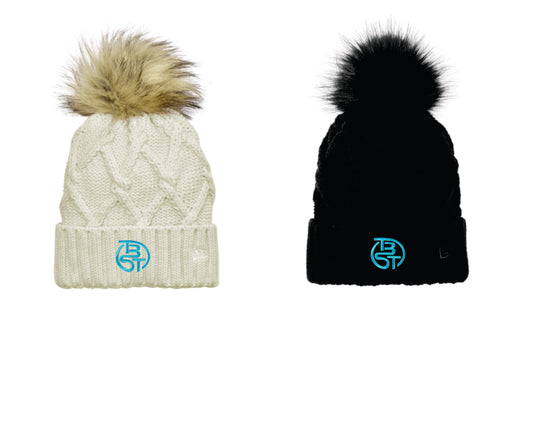 TSBT New Era Faux Fut Pom Beanie