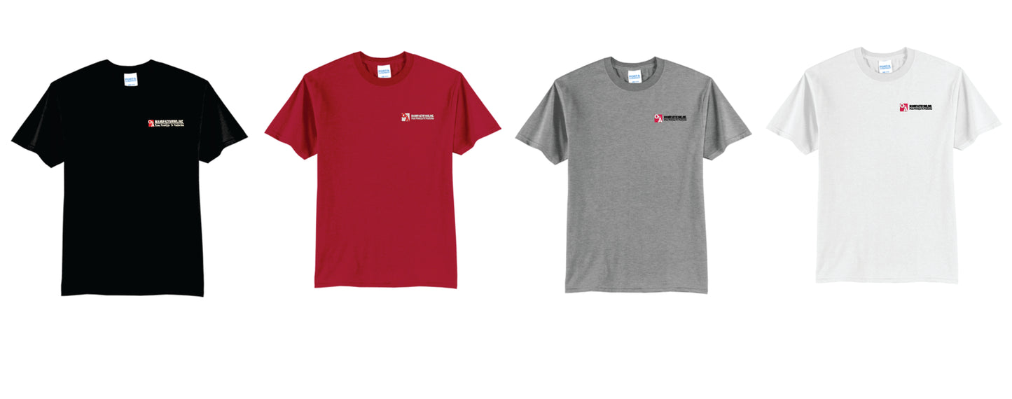 O&A Tee Shirt with Embroidered Logo