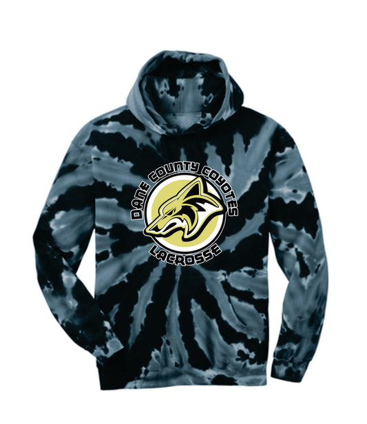 Coyotes Tie Dye Hoodie.  Adult and Youth Sizes