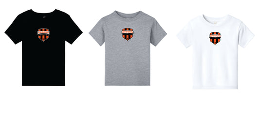 Oregon SC Cotton Toddler Tee. Black, Gray White.