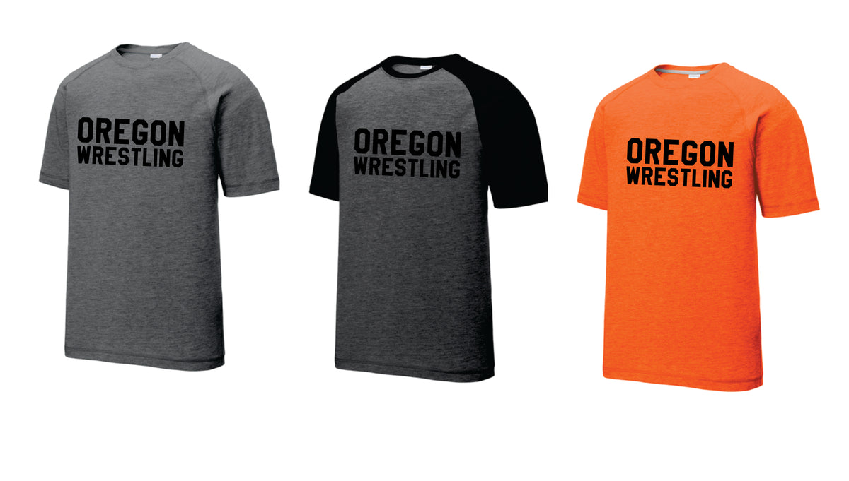 Oregon Wrestling Sport-Tek® PosiCharge® Tri-Blend Wicking Raglan Tee Tri