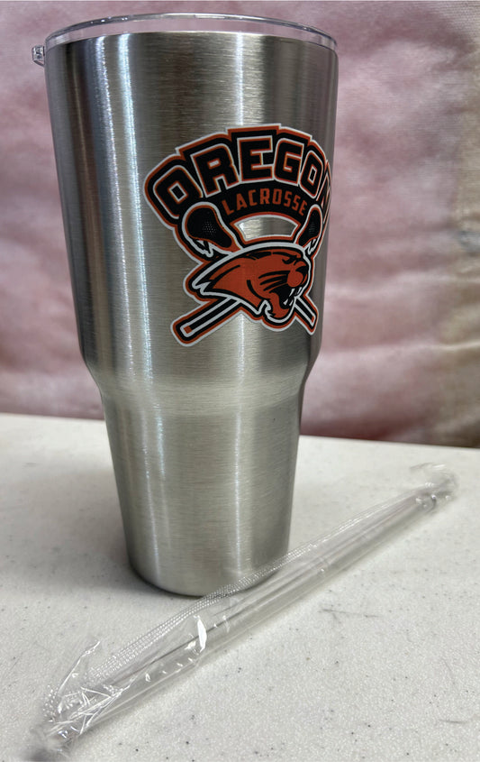 Oregon Lacrosse 20 or 30 Ounce Tumbler