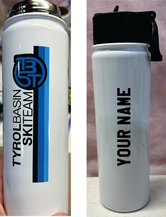 TBST Water Bottle includes personalization!
