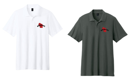 Wiscouture Embroidered polo