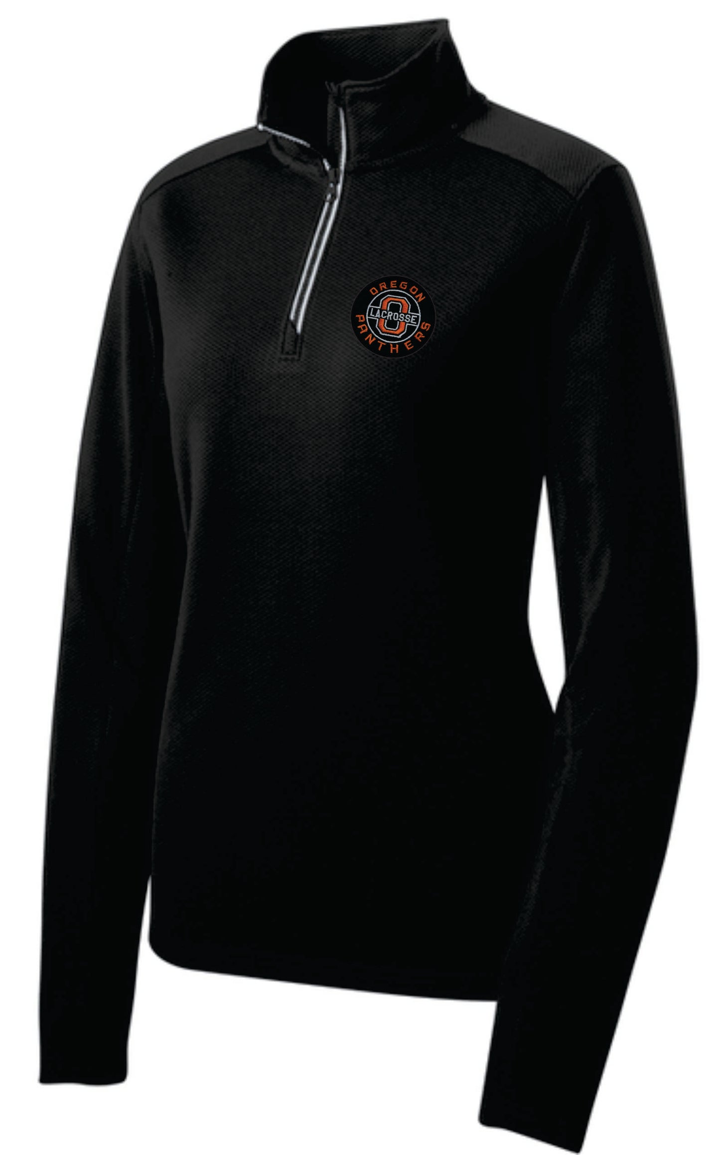 Lacrosse Coaches Sport-Tek® Women's Sport-Wick® Textured 1/4-Zip Pullover V2