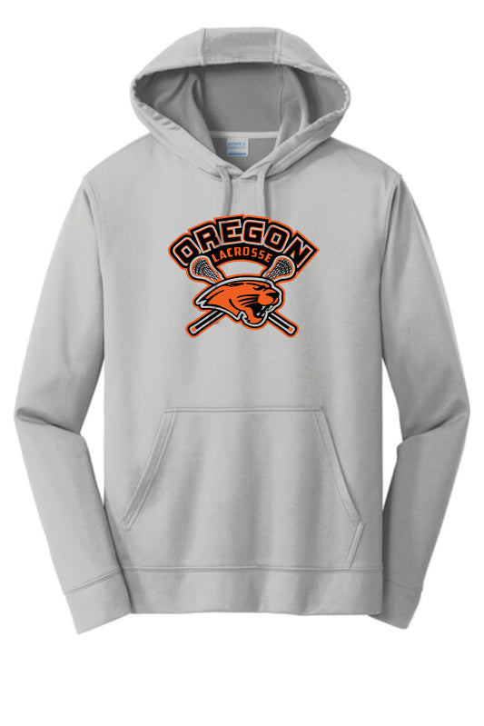 OHS Boys Lacrosse Sublimated Performance Hoodie. Silver. Adult and Youth Sizes V1