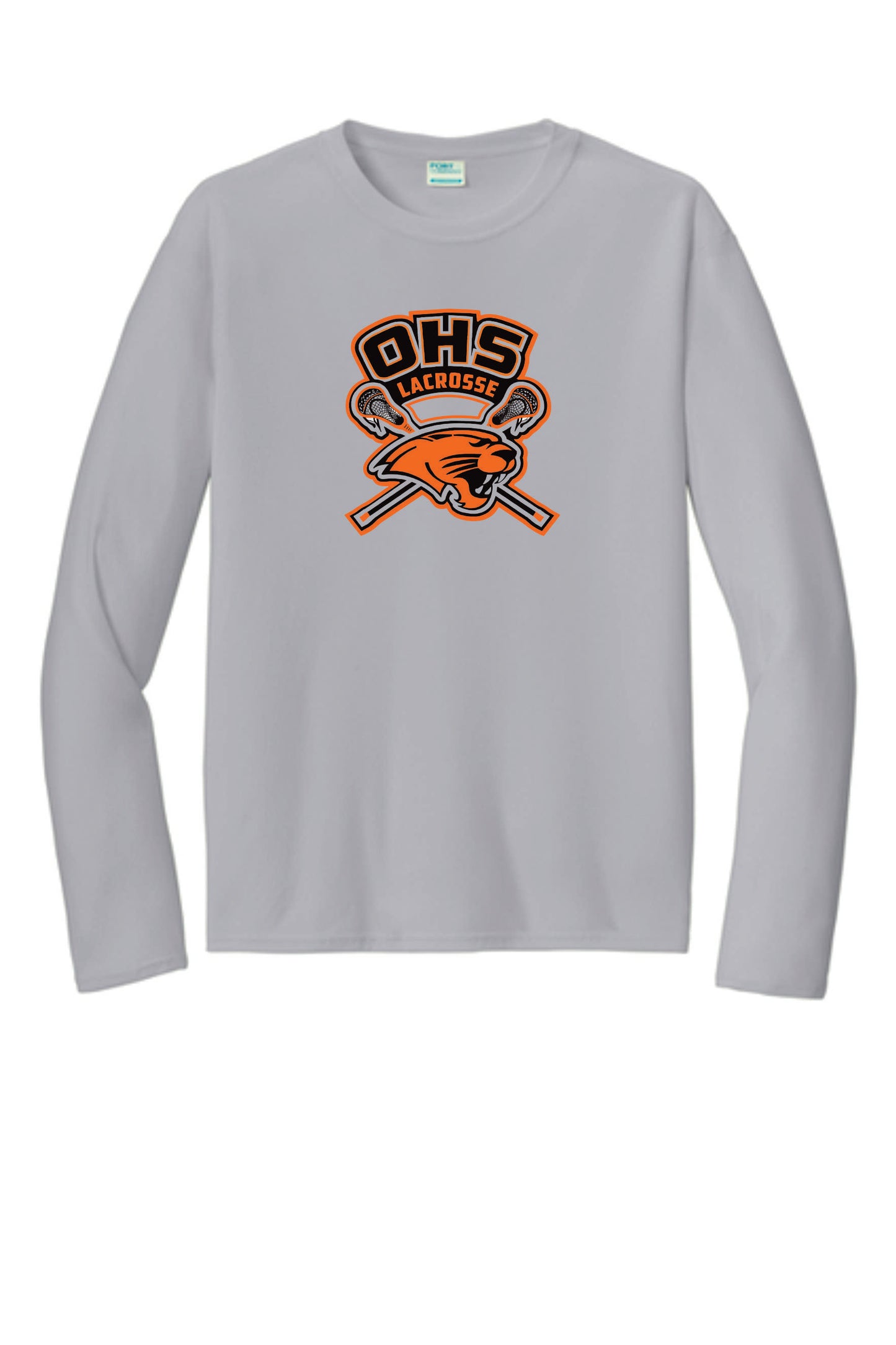 OHS Boys Lacrosse Sublimated Performance  Long Sleeve T-shirt Digital Print Unisex/ Adult OHS1