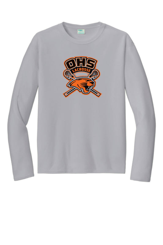 OHS Boys Lacrosse Sublimated Performance  Long Sleeve T-shirt Digital Print Unisex/ Adult OHS1